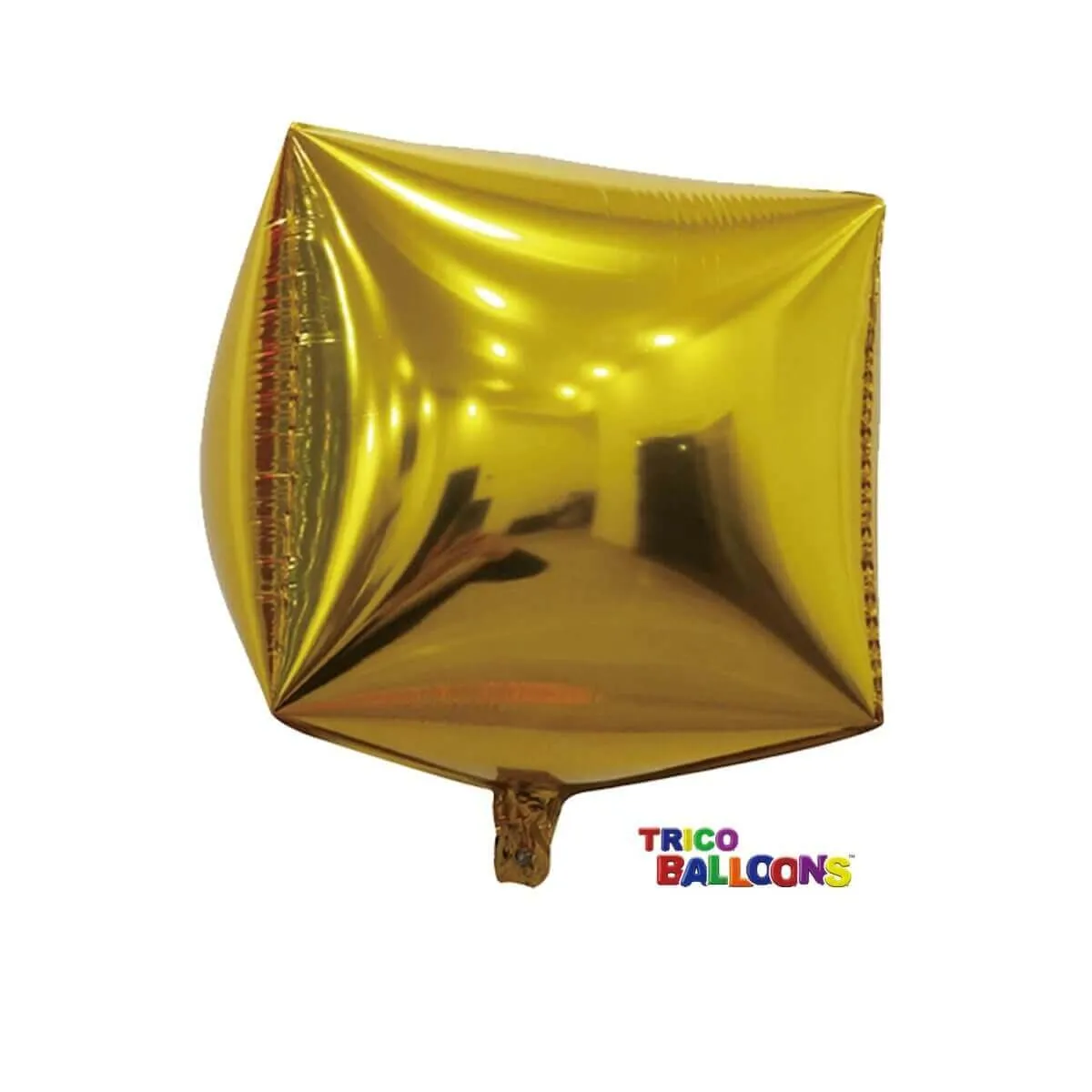 24" Square 4D Mylar Balloon - Gold