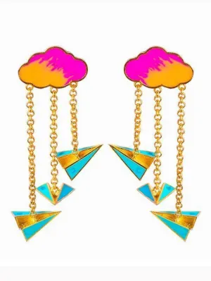 Aditi Bhatt - Paper plane earrings