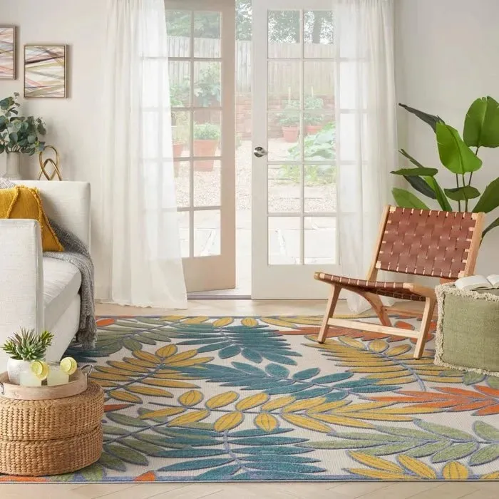 Aloha ALH18 Ivory/Multi Area Rug