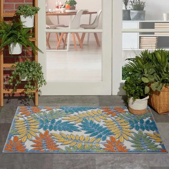 Aloha ALH18 Ivory/Multi Area Rug