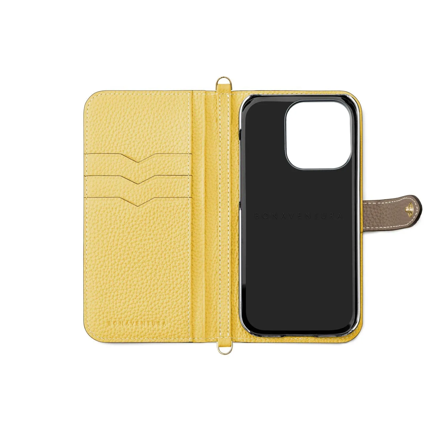 Belted Diary Case with Shoulder Strap (iPhone 15 Pro)