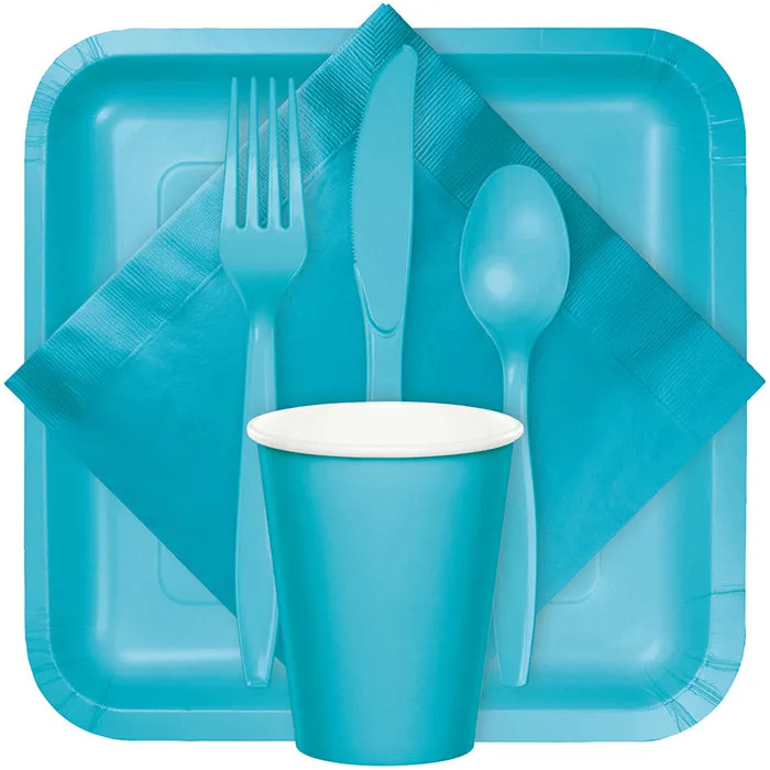 Bermuda Blue Plastic Spoons (50/Pkg)