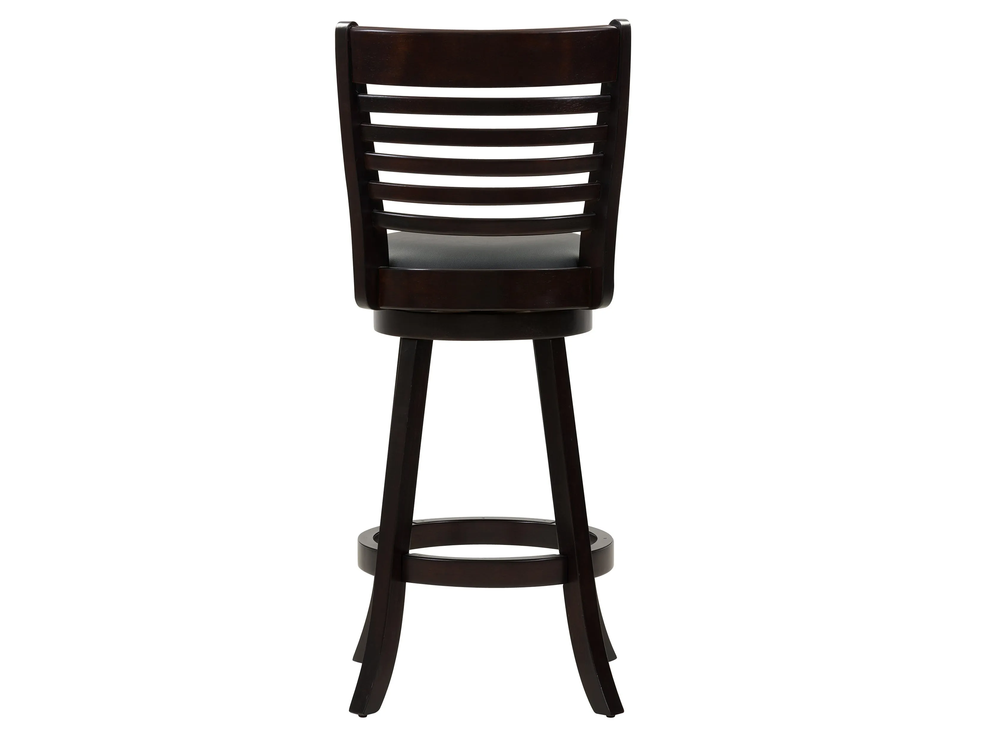 Black Bar Height Bar Stools, Set of 2