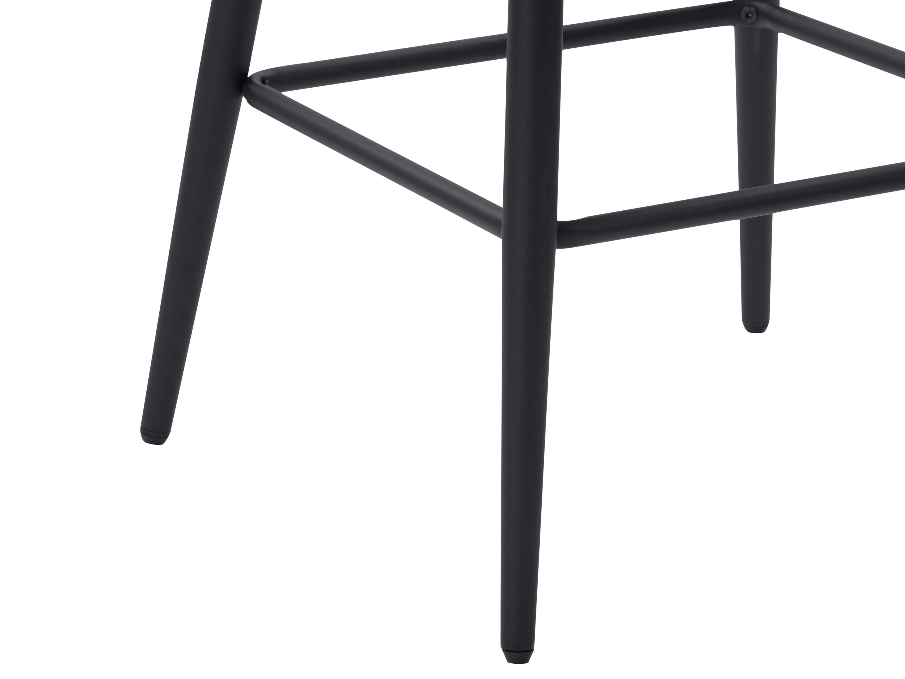 Black Velvet Bar Stools, Set of 2