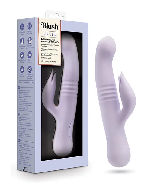 Rylee Rabbit Premium Blush Vibrator - Luxurious Pleasure Toy