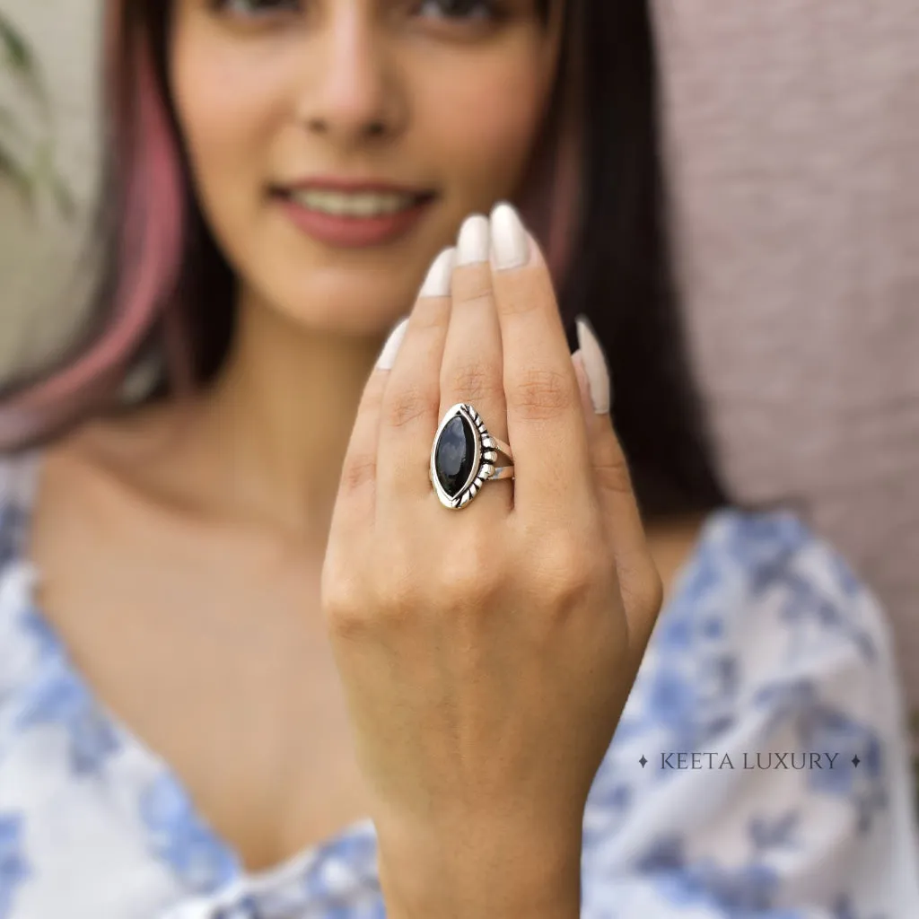 Bohemian Treasures - Black Onyx Ring