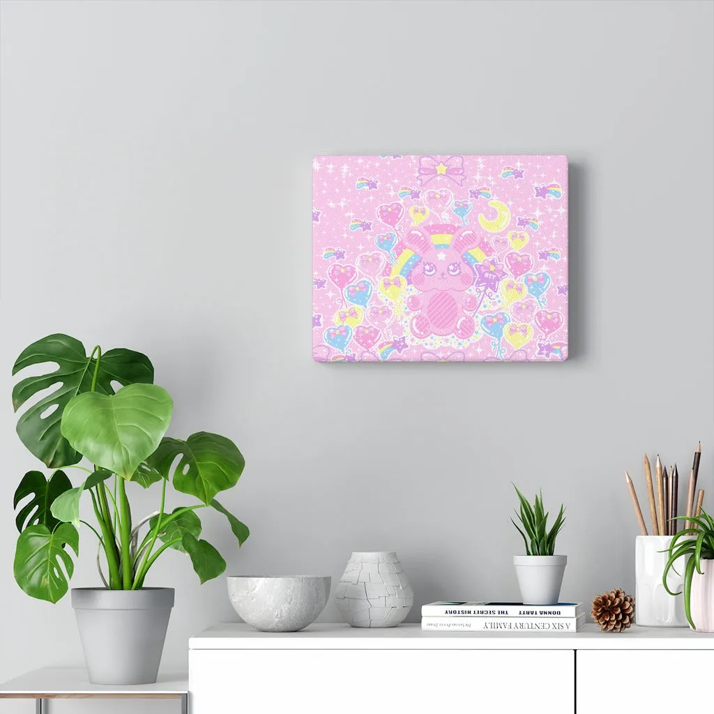 Bubblegum Bunny Wall Canvas