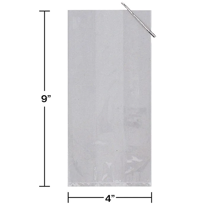 Bulk Clear Small Cello Treat Bags (240 per Case)