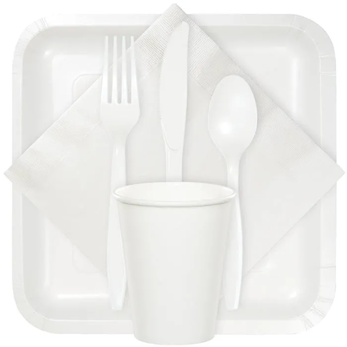 Bulk White 2 Ply Beverage Napkins (1200 per Case)