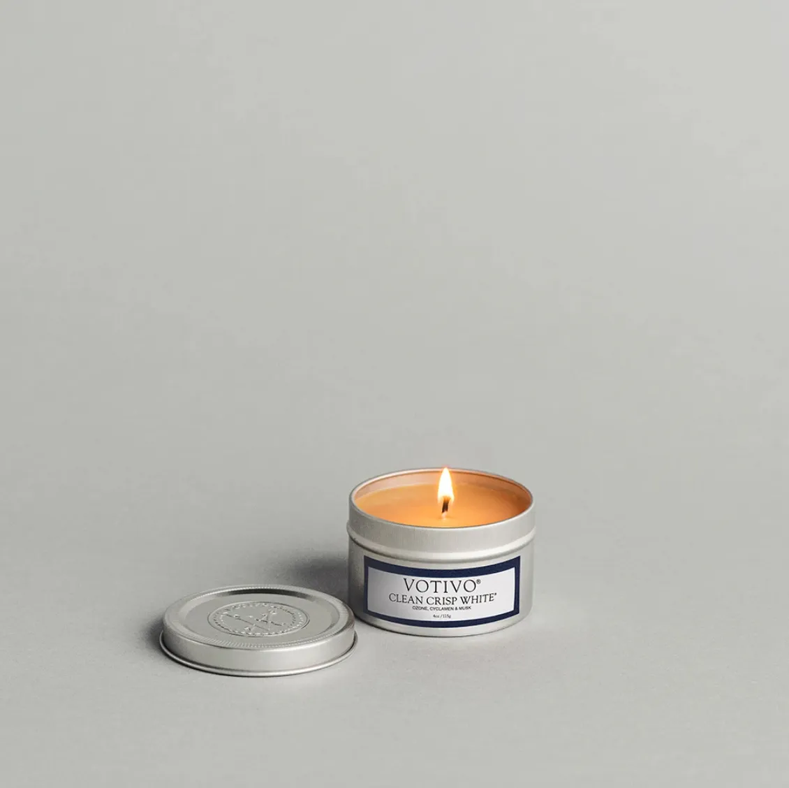 Candle  - Clean Crisp White Travel Tin