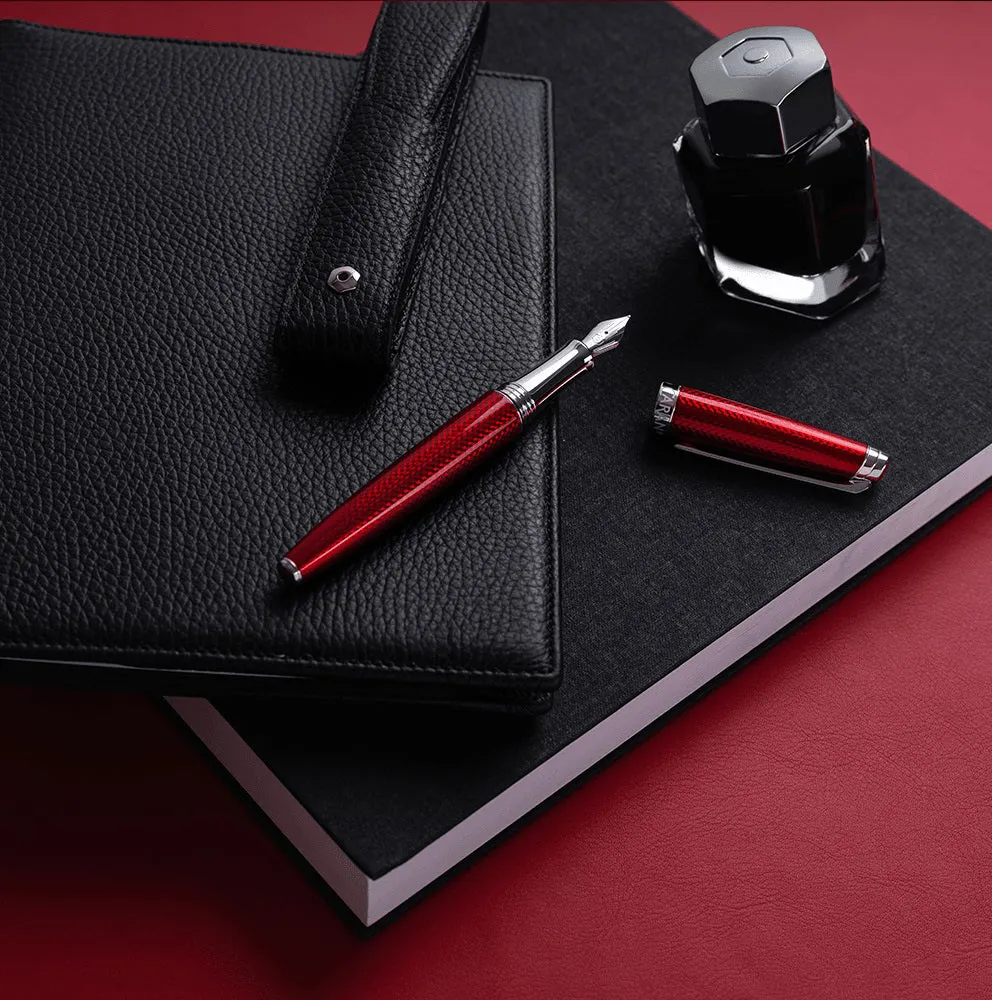 Caran d'Ache Leman Carmine Red Fountain Pen