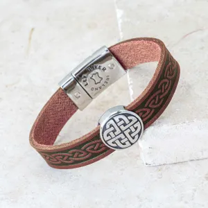 Celtic Knot Bracelet- Brown