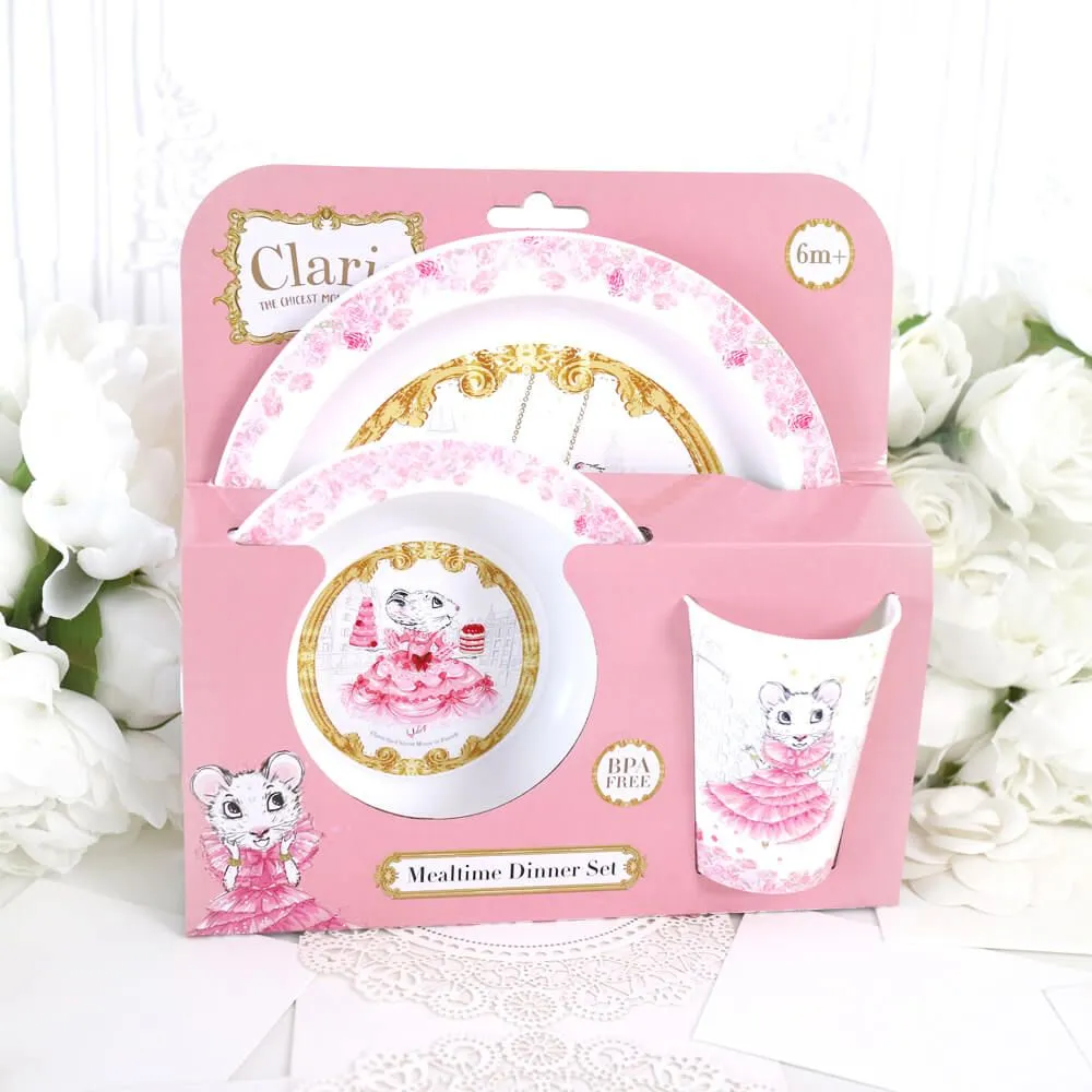 Claris The Chicest Mouse Dinner Set