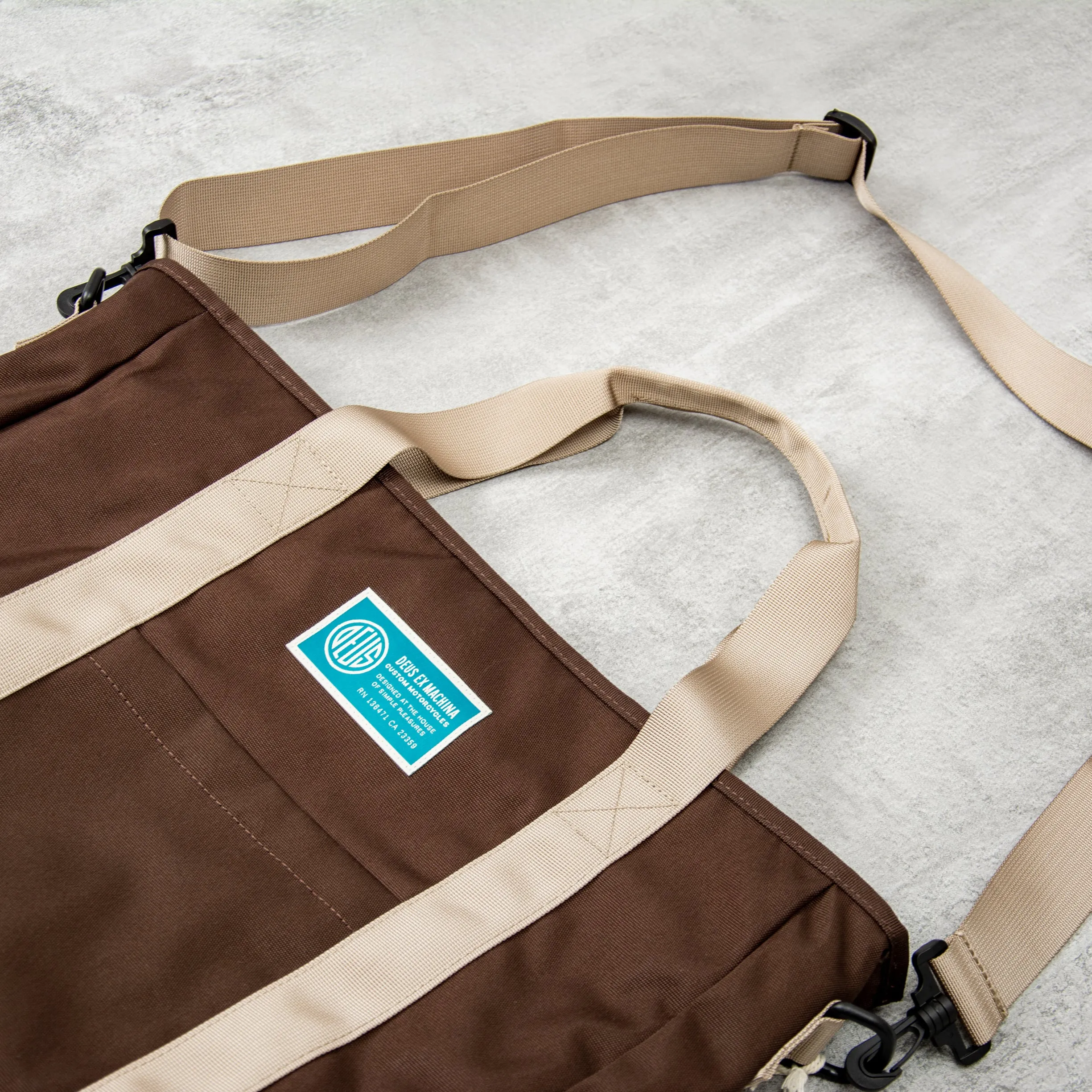 Deus ex Machina Utility Tote Bag - Choco Brown