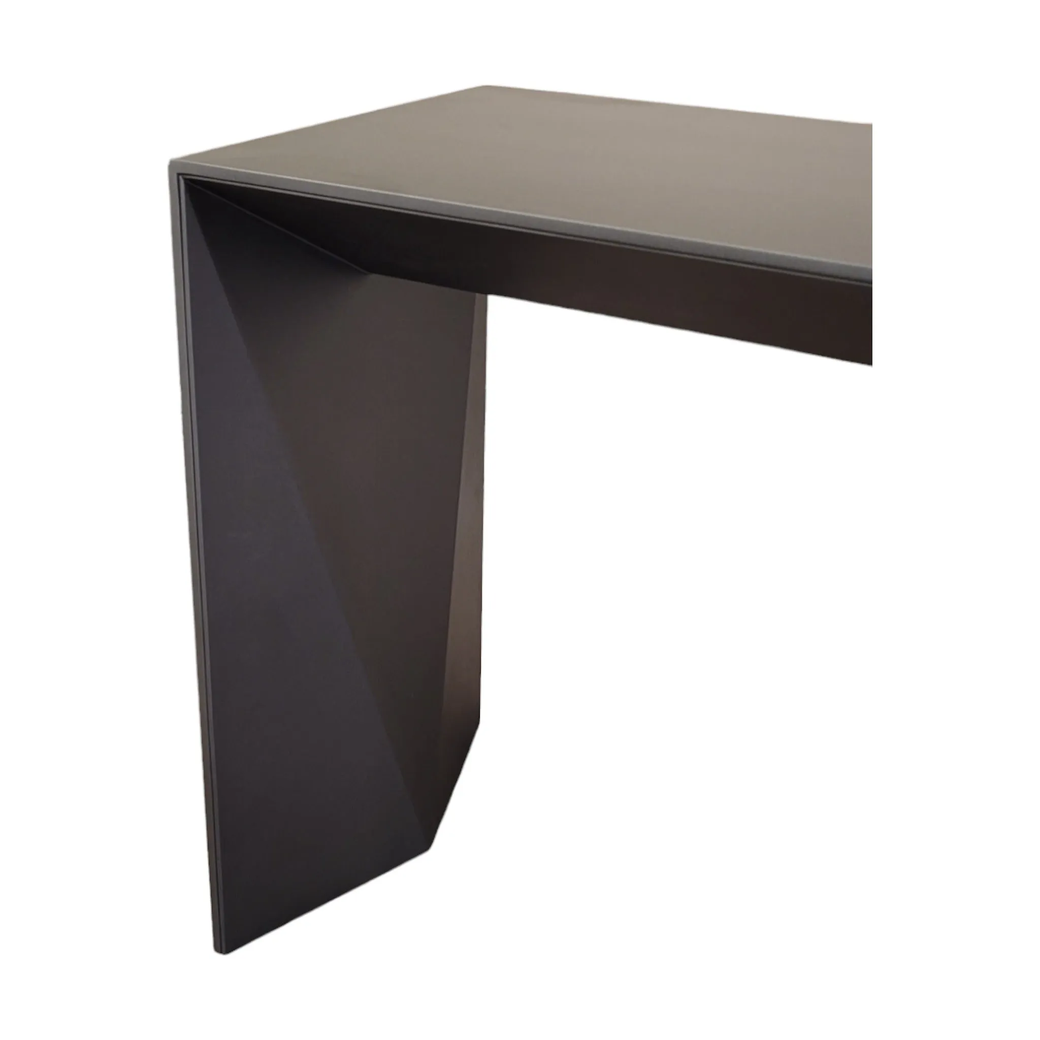 Dobra Graphite Console Table