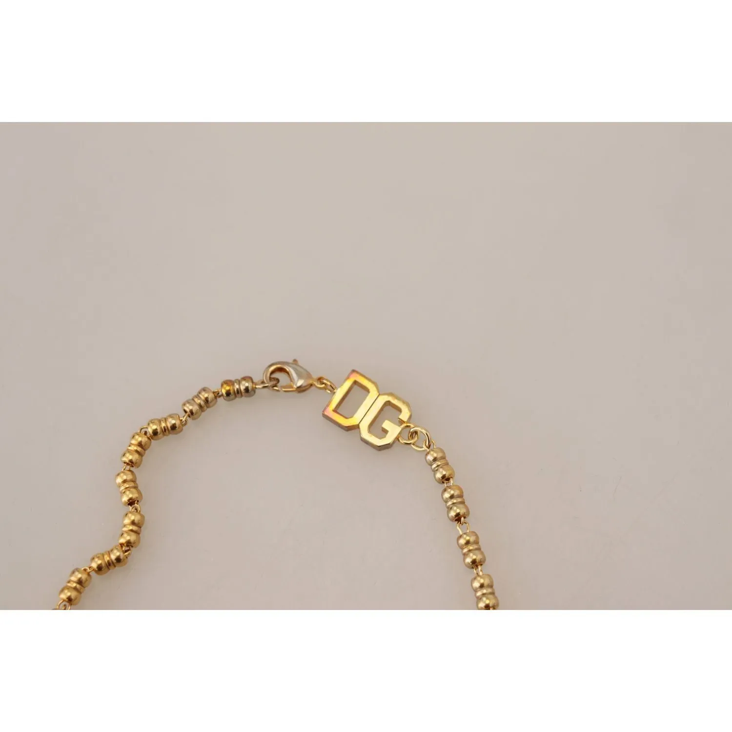 Elegant Gold Charm Chain Necklace by Dolce & Gabbana - Stylish and Unique Accessory for Any Occasion