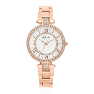 Eclipse Mother of Pearl Rose Gold Tone  Watch