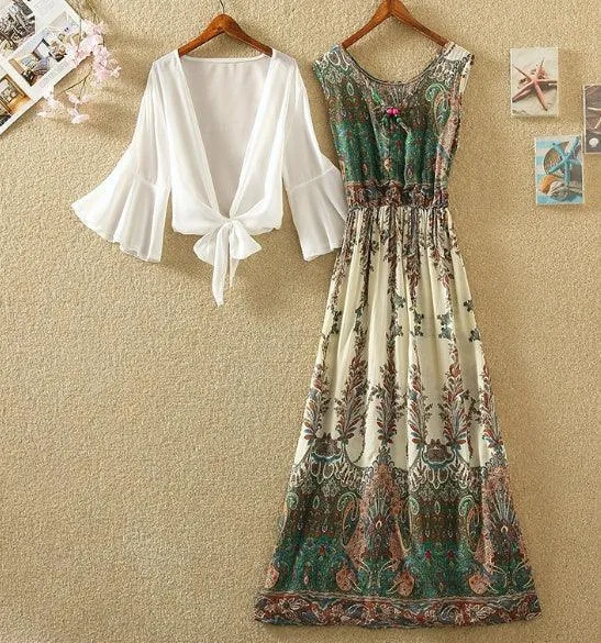 Floral cotton dress