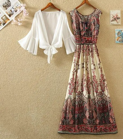 Floral cotton dress