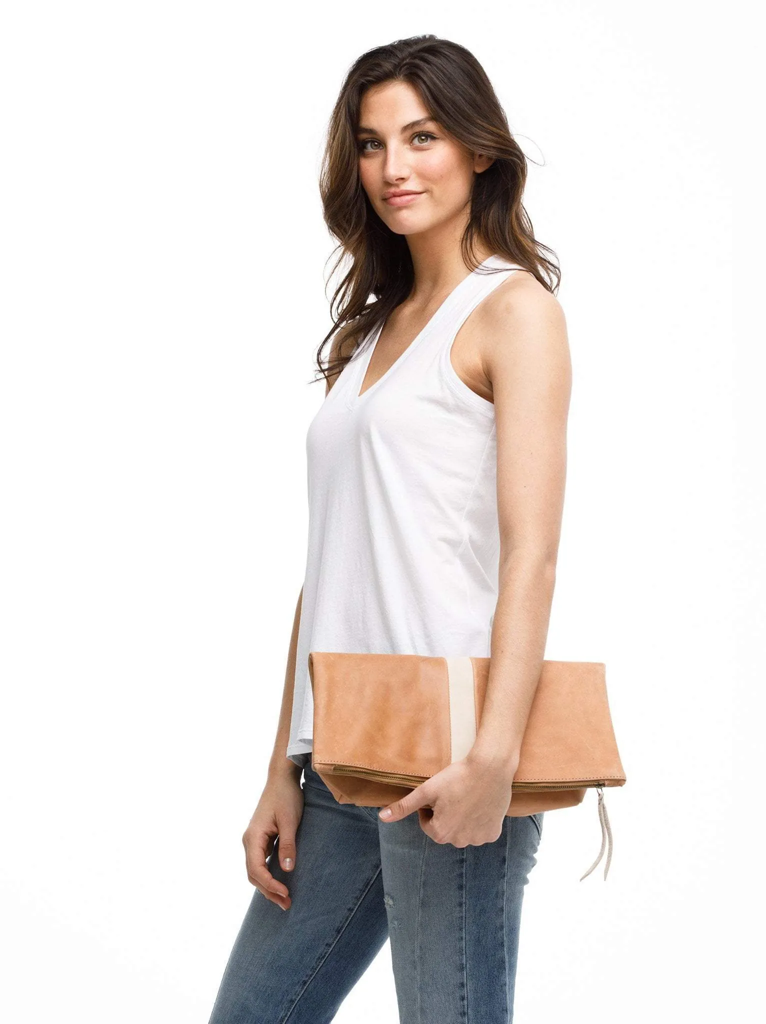 Foldover Emnet Clutch