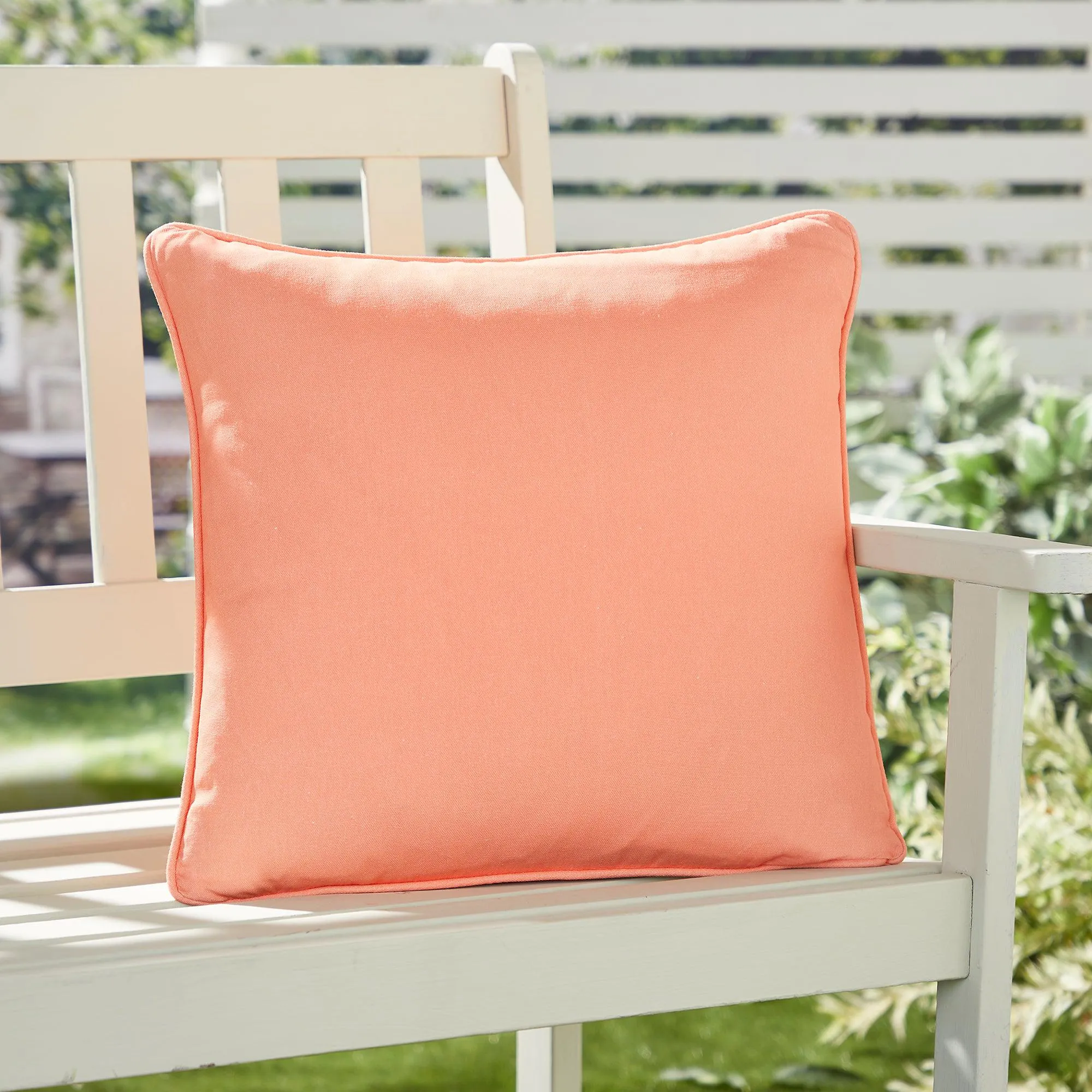 Fusion Plain Dye Cushion - Orange