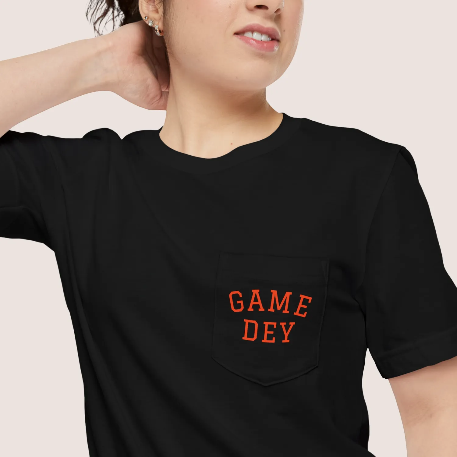 GAME DEY Last Names | Adult Pocket Tee