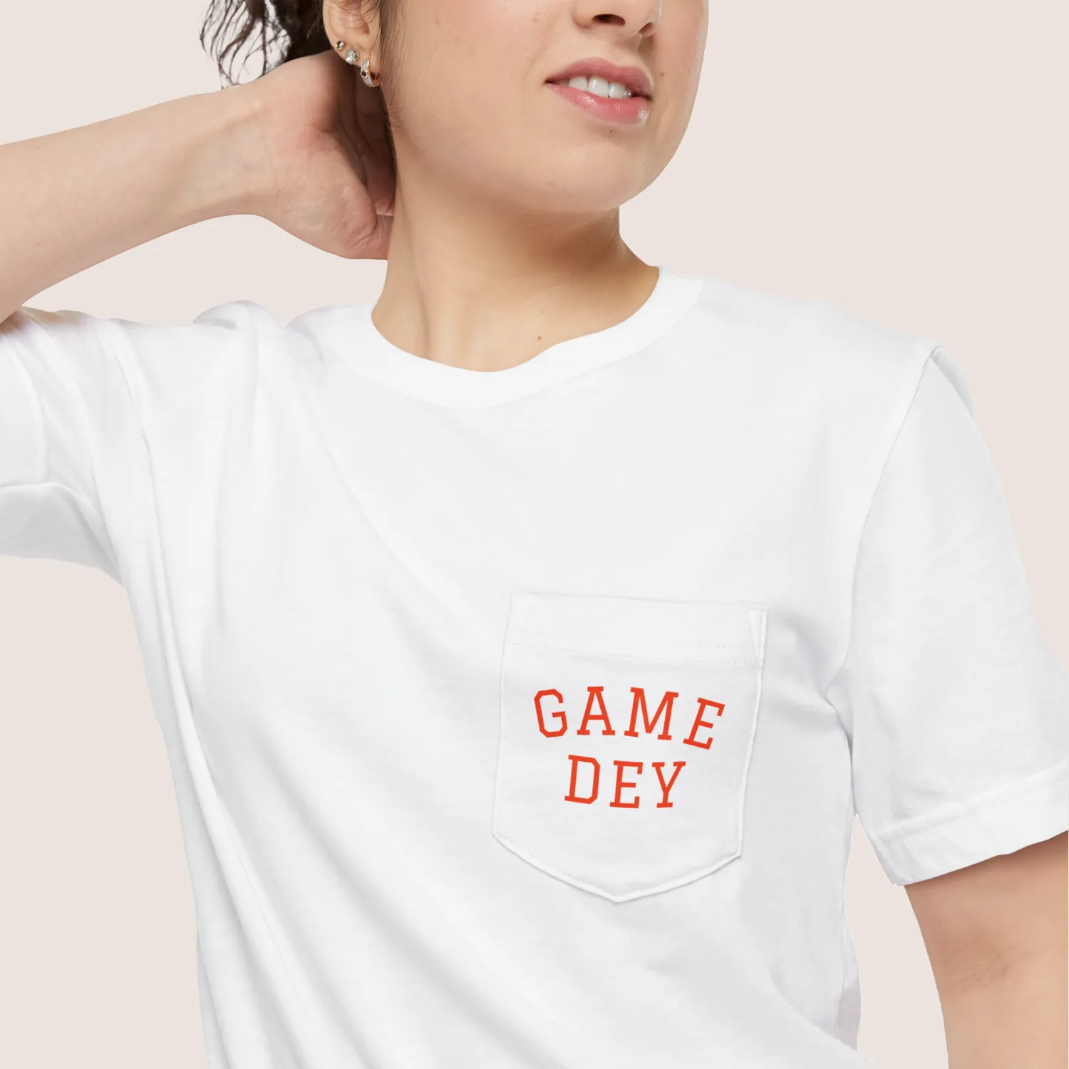 GAME DEY Last Names | Adult Pocket Tee