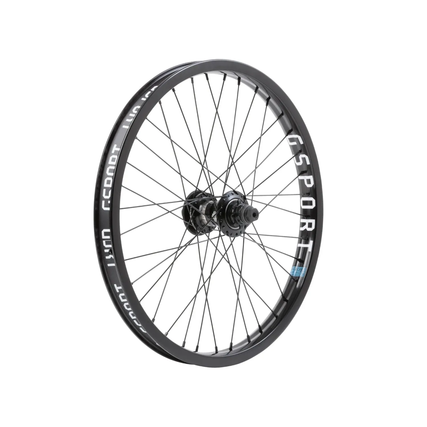 GSport BMX Elite FC Rear Wheel RHD - Black