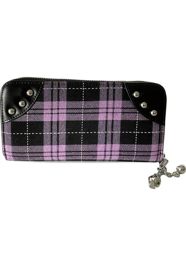 Handcuff [Purple Tartan] | WALLET