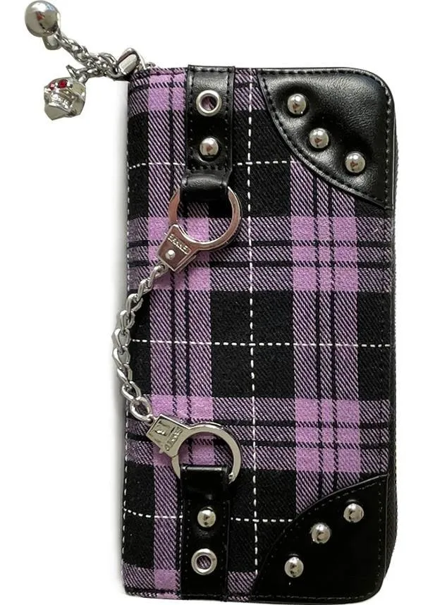 Handcuff [Purple Tartan] | WALLET