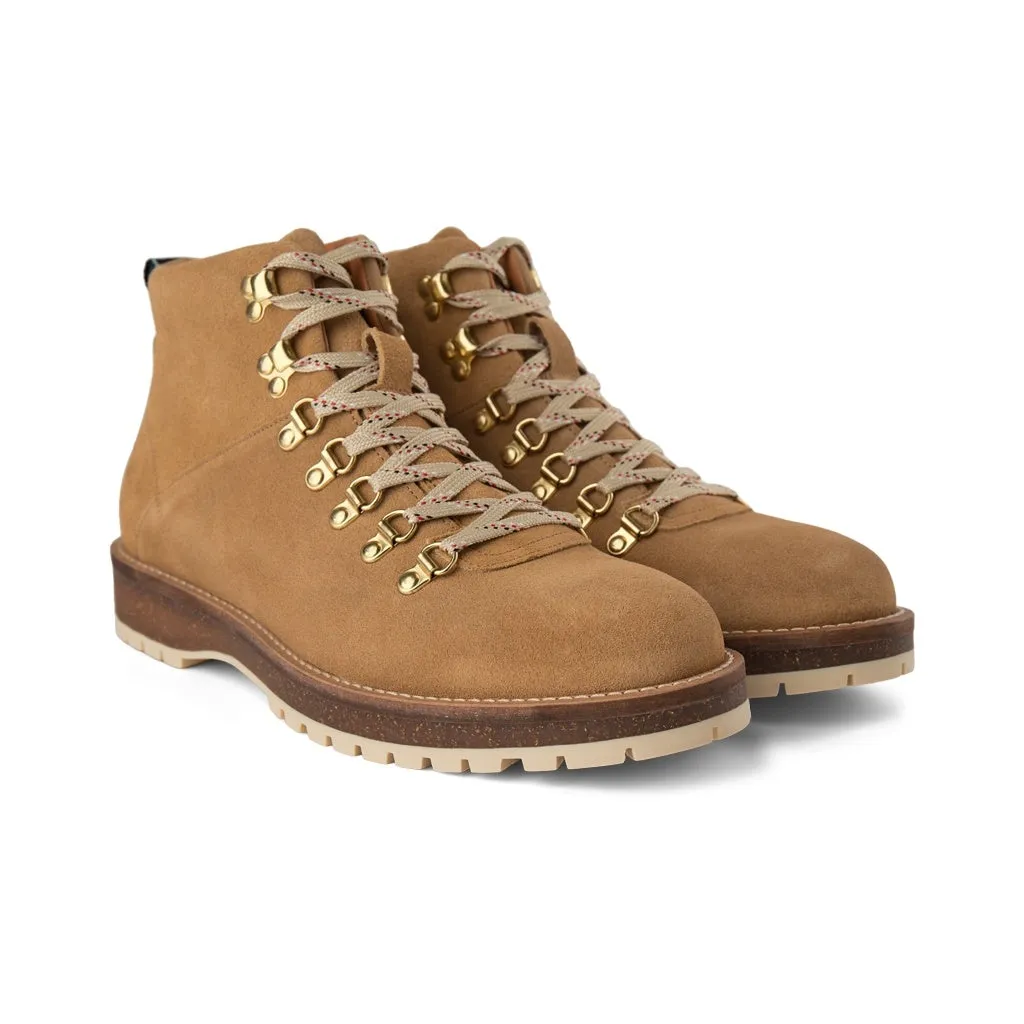 Lawrence Suede Hiking Boot - CAMEL