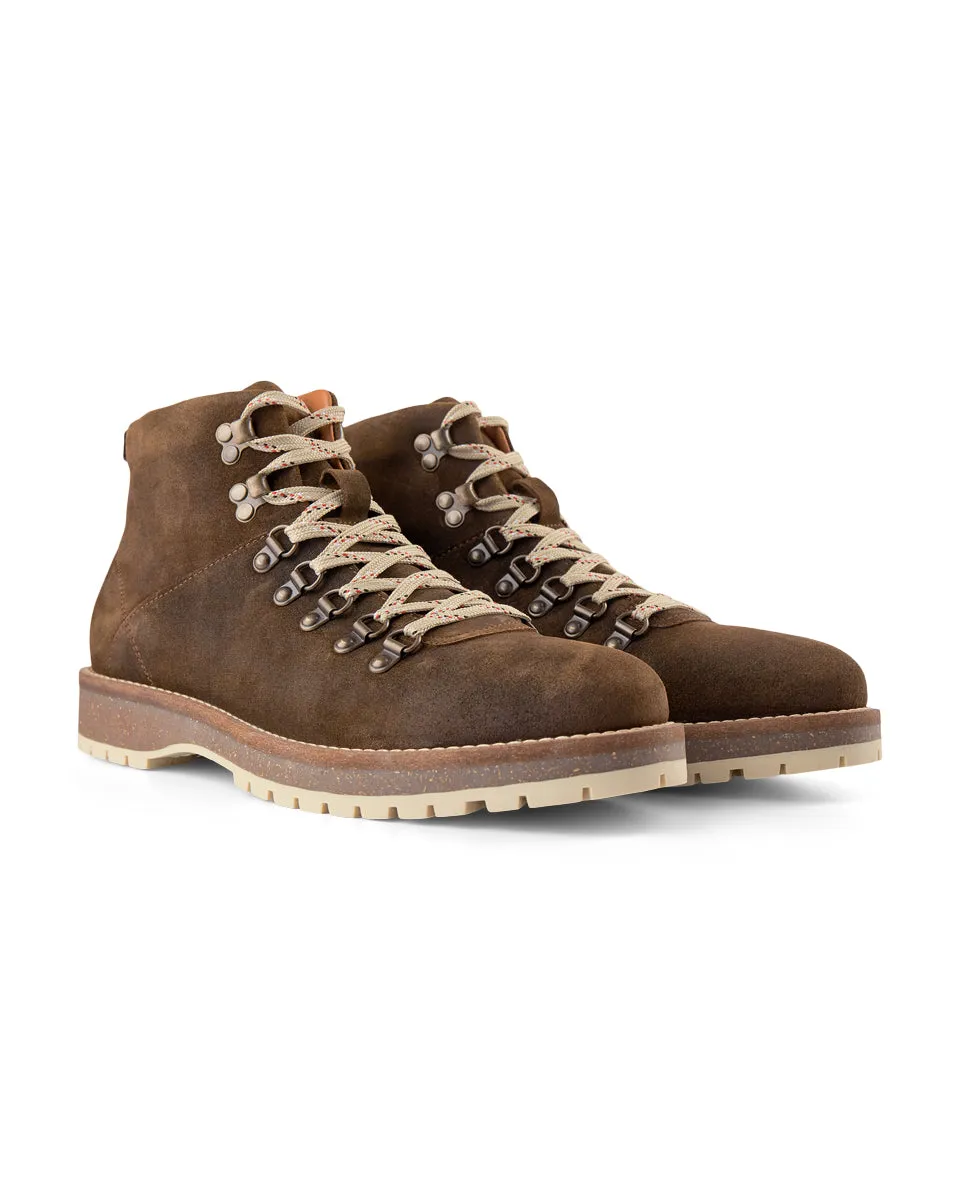 Lawrence Suede Hiking Boot - KHAKI