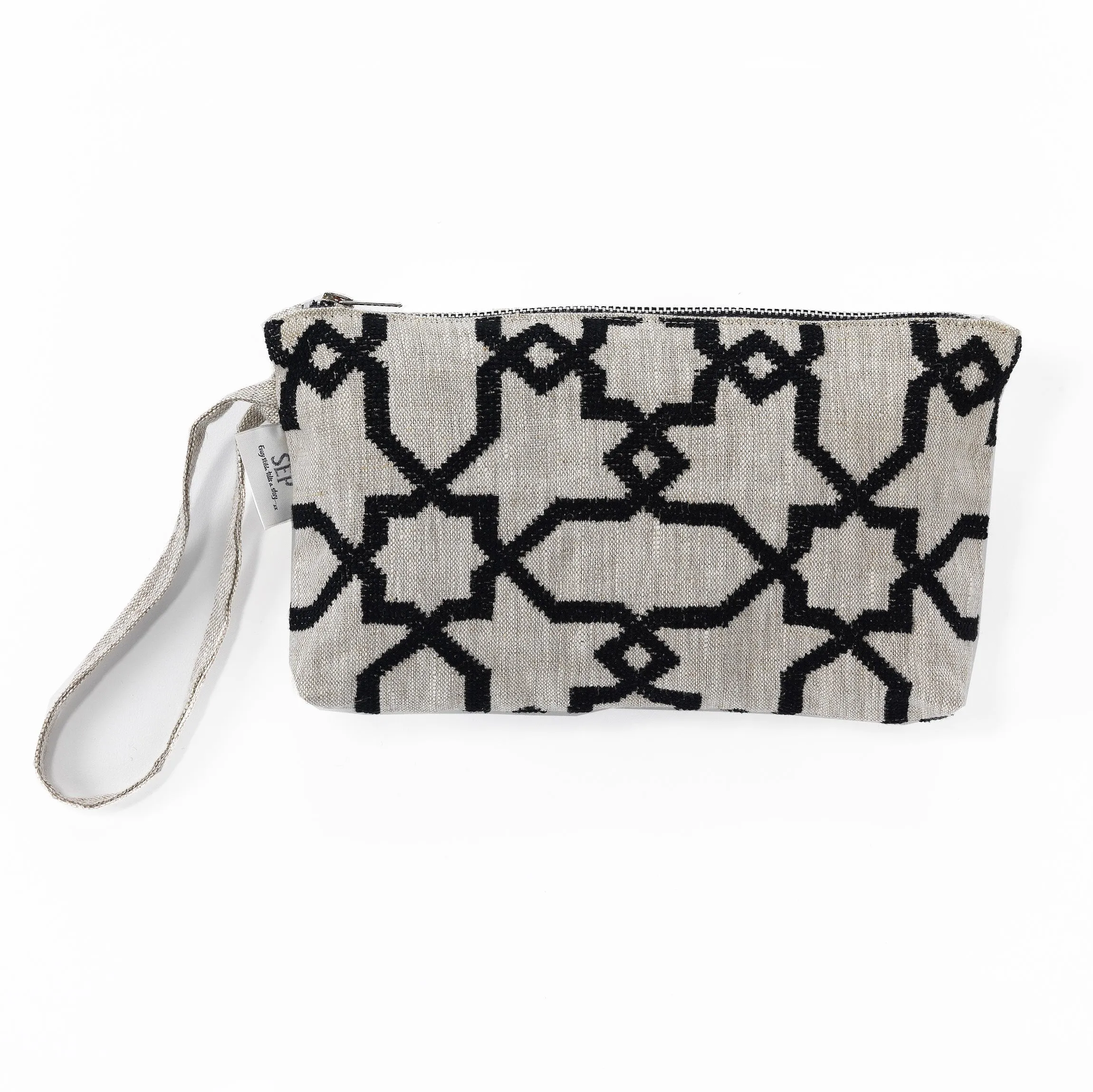 LINEN ZIPPER POUCH KOUTUBIA