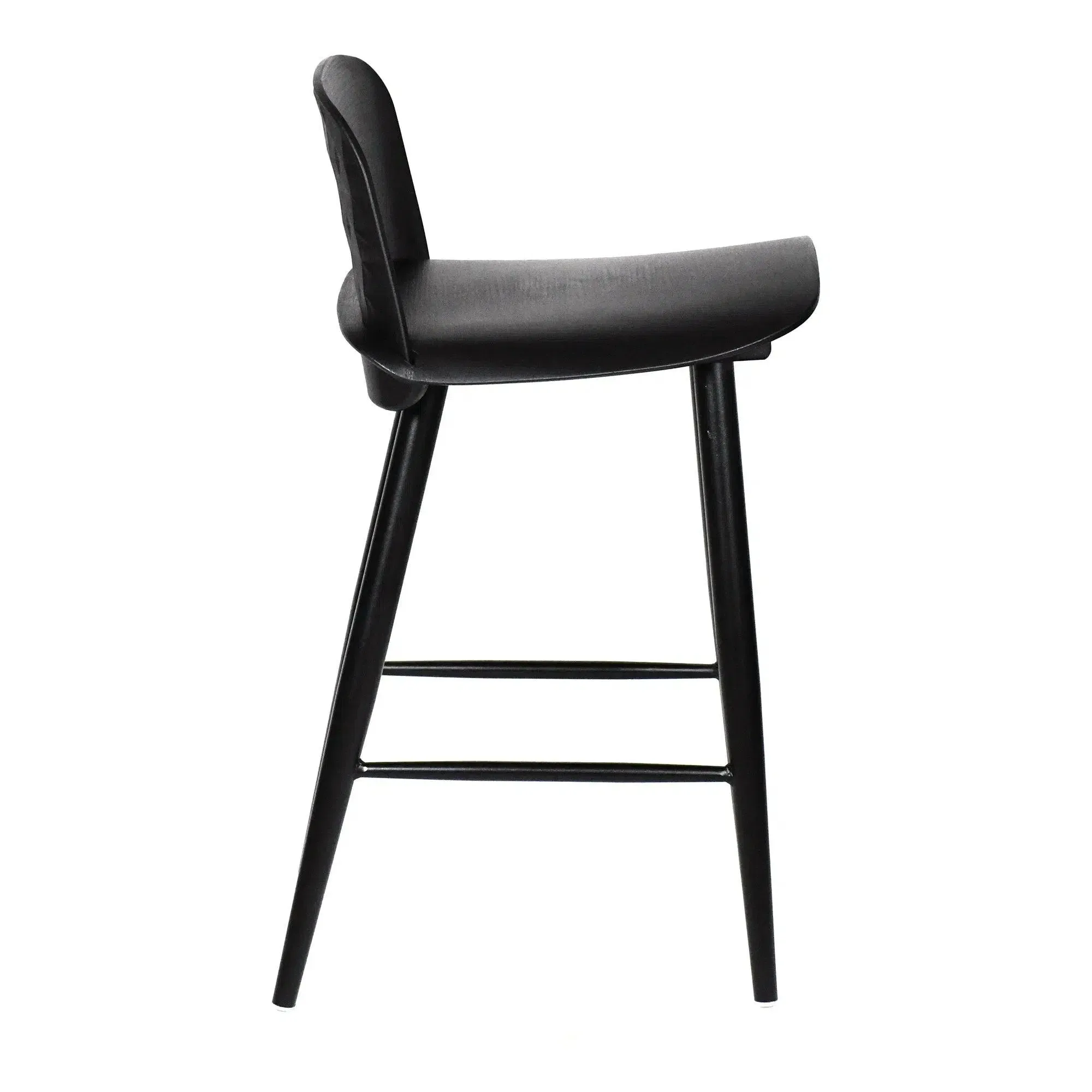 Looey Contemporary Black Counter Stool