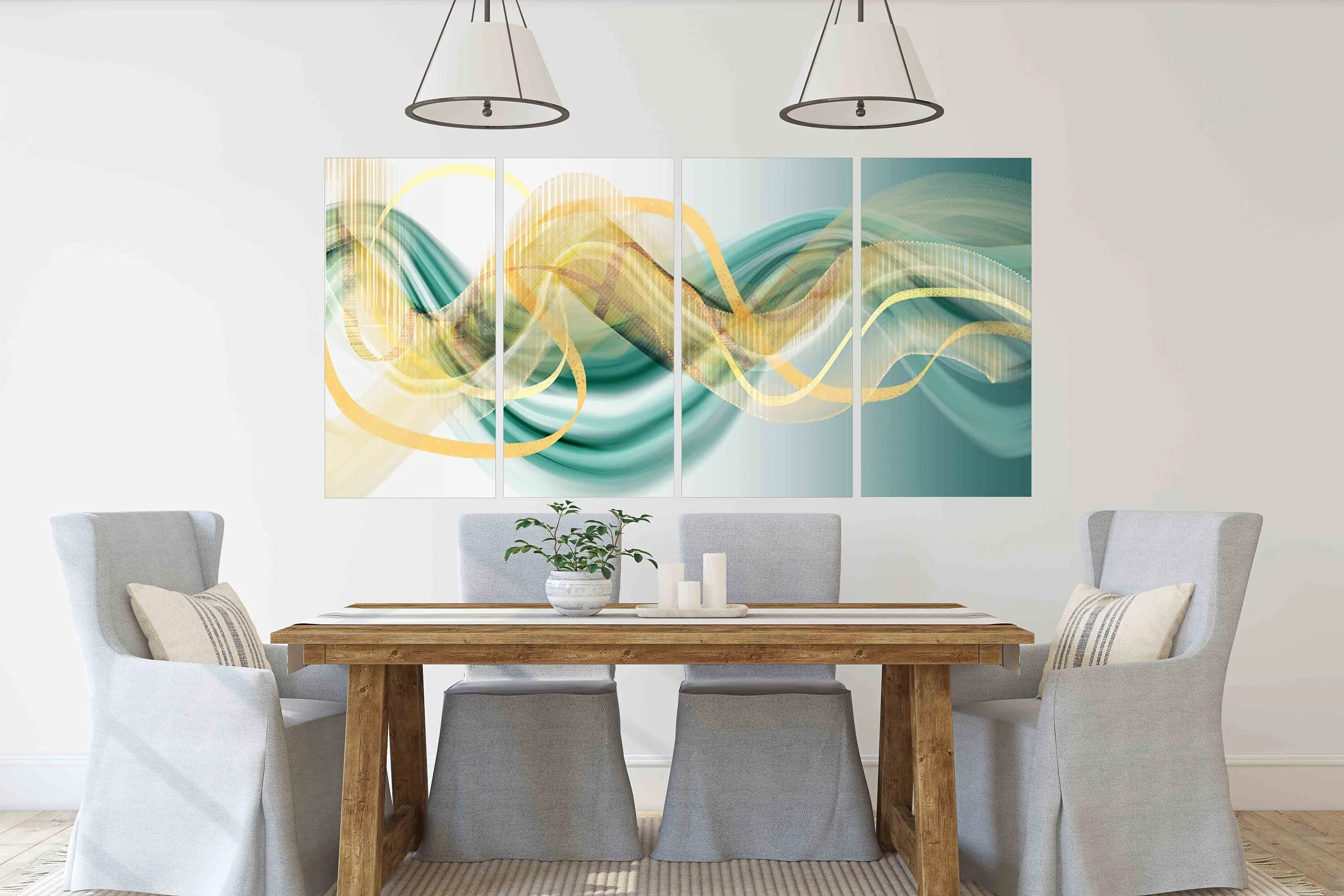 Modern abstract wall art print Multi panel canvas room wall decor Abstract  Extra large wall art canvas painting