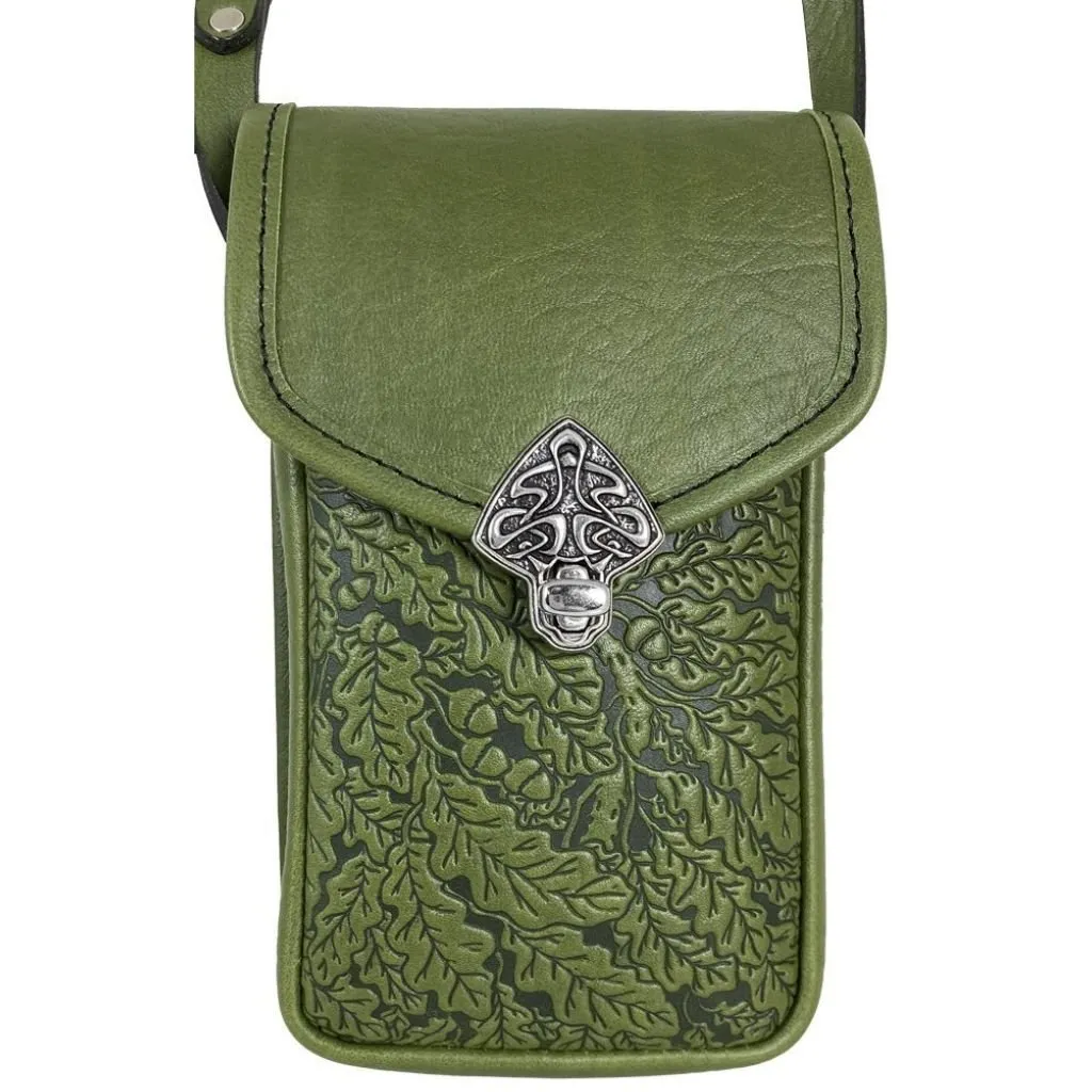 Molly Cell Phone Handbag, Oak Leaves