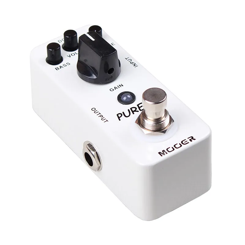 Mooer Pure Boost Guitar Booster Effect Pedal Bass / Treble / Gain Volume Control