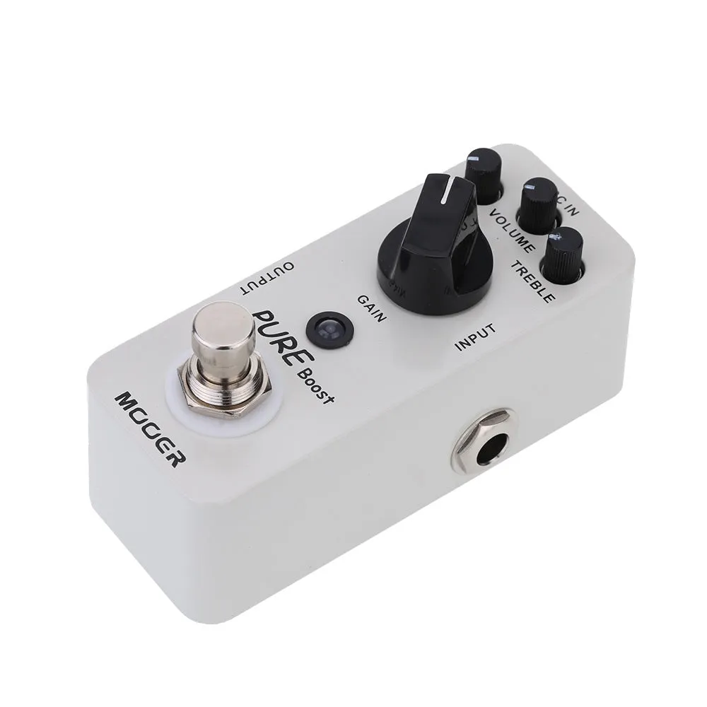 Mooer Pure Boost Guitar Booster Effect Pedal Bass / Treble / Gain Volume Control