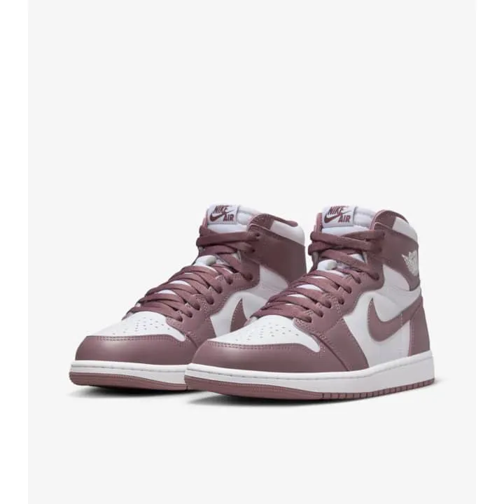 Nike Men's Air Jordan 1 Retro High OG Shoes - White / Mauve / White