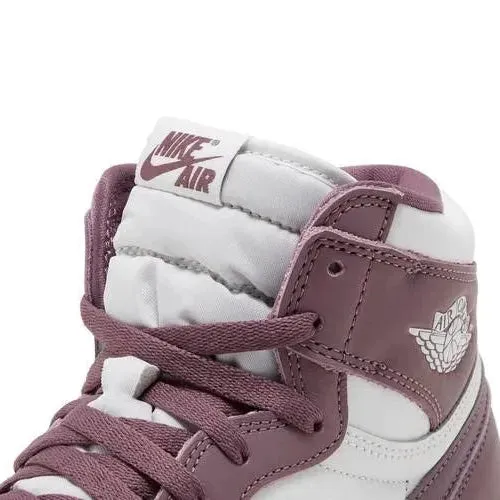 Nike Men's Air Jordan 1 Retro High OG Shoes - White / Mauve / White