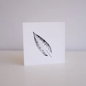 Original Hand-Printed Card # 9