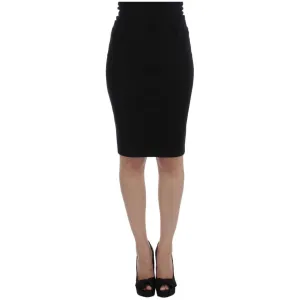 PLEIN SUD Elegant Black Pencil Skirt for Chic Look