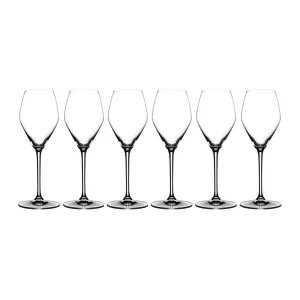 Set of 6 Premium Riedel Extreme Rosé Champagne Glasses - 325ml Each