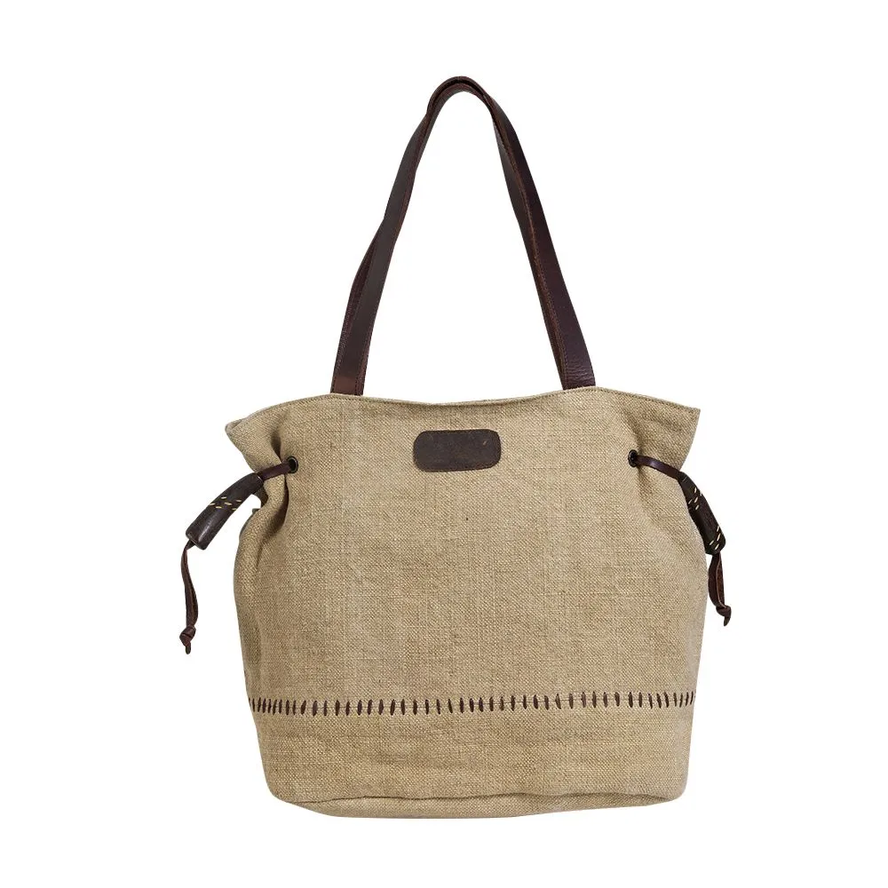 Sel de Mer Gathered Strap Tote Bag by Myra Bag