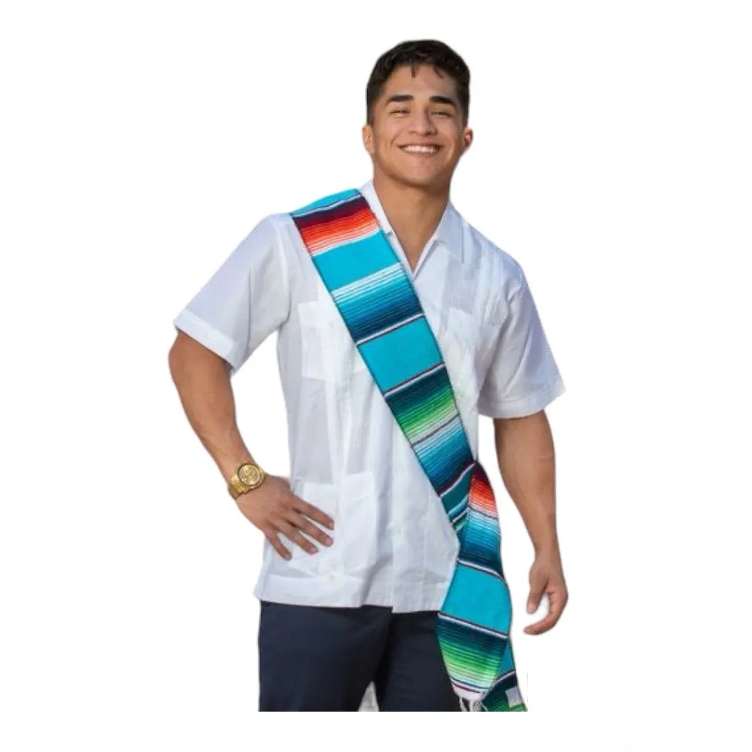 Serape Grad Stole Scarf Belt