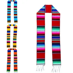 Serape Grad Stole Scarf Belt