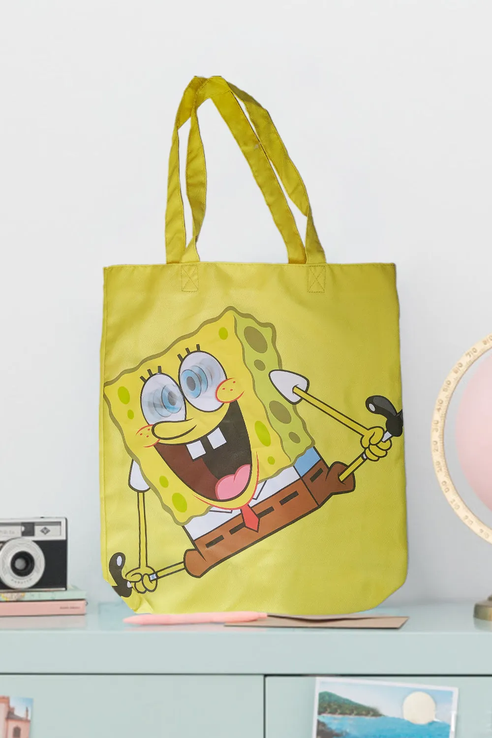 SpongeBob Lenticular Eyes Tote Bag