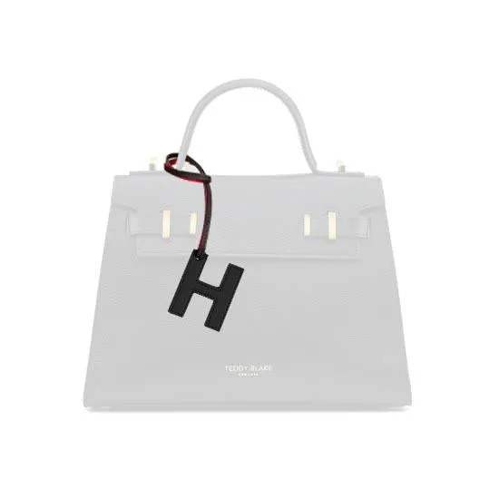 TB Charm Letter - H Black&Red