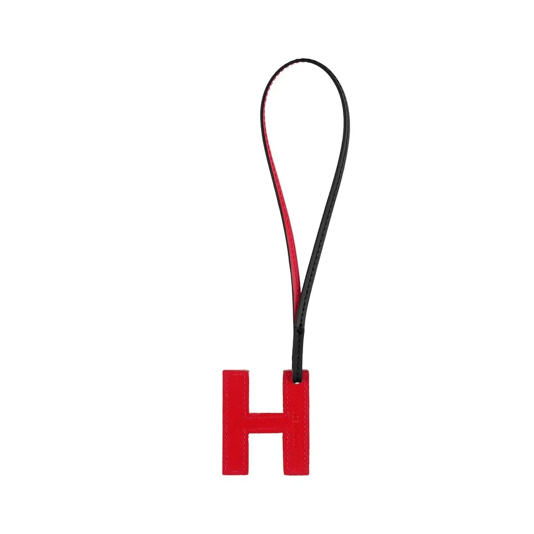 TB Charm Letter - H Black&Red