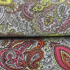 Traditional Vintage Paisley floral 100% Cotton Poplin 58" Wide M537 Mtex